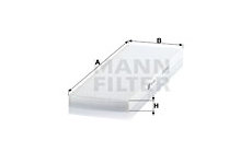 Filtr, vzduch v interiéru MANN-FILTER CU 4036