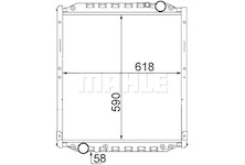 Chladič, chlazení motoru MAHLE CR 1552 000S