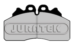 Sada brzdových destiček, kotoučová brzda JURATEK JCP024
