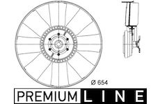 Větrák, chlazení motoru MAHLE CFF 436 000P
