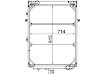 Chladič, chlazení motoru MAHLE CR 214 000P