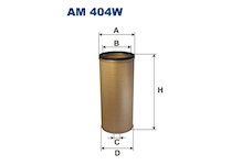 Filtr - sekundární vzduch FILTRON AM 404W