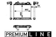 Chladič turba MAHLE CI 119 000P