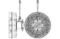 Spojka, větrák chladiče MAHLE CFC 223 000P