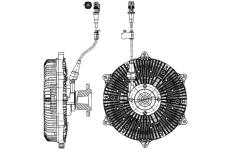 Spojka, větrák chladiče MAHLE CFC 213 000P