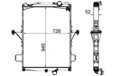 Chladič, chlazení motoru MAHLE CR 2096 000P