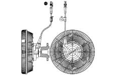 Spojka, větrák chladiče MAHLE CFC 221 000P