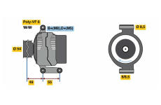 generátor BOSCH 0 986 080 980