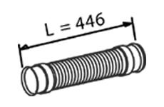Výfuková trubka DINEX 66204