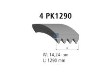 ozubený klínový řemen DT Spare Parts 3.34339