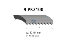 ozubený klínový řemen DT Spare Parts 4.80541