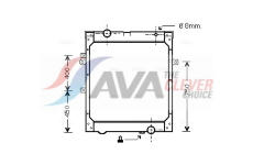 Chladič, chlazení motoru AVA Clever Choice MNA2004