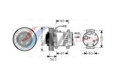 Kompresor, klimatizace AVA Clever Choice VLAK053