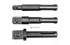 Adaptéry SDS+ pro nástrčné ořechy 1/4", 3/8“, 1/2“ YATO