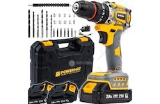 Aku šroubovák 21 V / 2 Ah s nářadím - POWERMAT