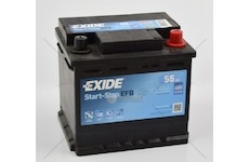 Autobaterie 12V 55AH EXIDE EFB L- 480A EXIDE EL550