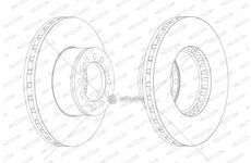 Brzdový kotouč FERODO FCR181A