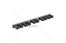 Držák na nářadí, pětimístný, délka 51 cm - BRADAS