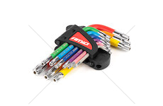 Imbusové TORX klíče z S2 oceli 9ks AMiO-04300