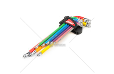 Imbusové TORX klíče z S2 oceli 9ks AMiO-04301