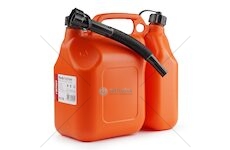 Kanystr na benzín dvoukomorový plastový 6L + 2,5L AMiO-03208