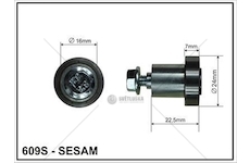 Kladka bočnice SESAM krátká  609S