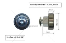 Kladka přesuvná návěsu SCHMITZ TSE  RD628K