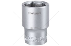 Klíč nástrčný, 1/2', 19,0mm, L 38mm, 61CrV5, FORTUM