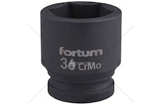 Klíč nástrčný rázový, 3/4“, 36mm, L 57mm, CrMoV, FORTUM