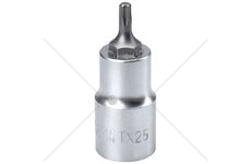 Klíč zástrčný TORX, 1/2', TX25, L 55mm, CrV/S2, FORTUM