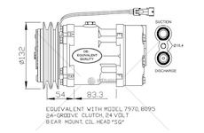 Kompresor, klimatizace NRF NRF32730