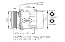 Kompresor, klimatizace NRF NRF32731