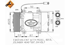 Kompresor, klimatizace NRF NRF32752