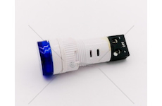 Kontrolka kulatá modrá LED 12V