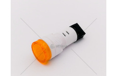 Kontrolka kulatá oranžová LED 12/24V