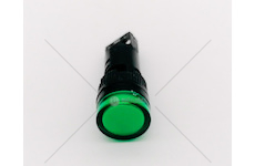 Kontrolka kulatá zelená LED 12/24V
