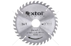 Kotouč pilový s SK plátky, 160x2,0x30mm, 36T, šířka SK plátků 2,8mm, EXTOL PREMIUM