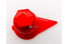Krytka matice kola S-32 červená, plast 32MMCOL-RED