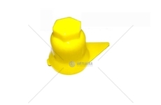 Krytka matice kola S-33 žlutá, plast 33MMCOL-YELLOW