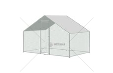 Kurník voliéra, se střechou, 3×2×2 m - STREND PRO