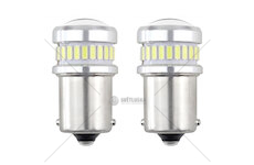 LED CANBUS 3014 24SMD + 3030 6SMD 1156 BA15S P21W R10W R5W White 12V/24V