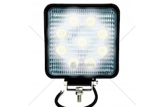 LED pracovní světlo 27W, 12/24V, 9x3W hranatá 109x109mm