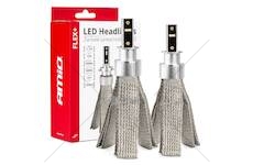 LED žárovky hlavního svícení FLEX+ H3 canbus 6000K 12V 24V AMIO-03656