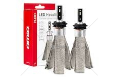 LED žárovky hlavního svícení FLEX+ H7-1 canbus 6000K 12V 24V AMIO-03661