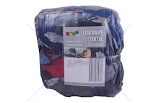 Lisovaný textil, páraná bavlna barevná tmavá 10kg