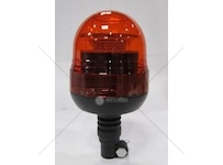Maják oranžový LED 12-24V na tyčku pružné uložení / výška 240mm
