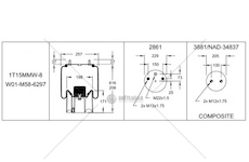 Mech, pneumaticke odpruzeni FIRESTON W01M586297