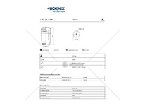 Mech, pneumaticke odpruzeni PHOENIX 1KF24-1NP