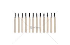 Mini dláta na dřevo, sada 12 ks - KREATOR