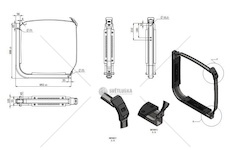 Montážní sada palivové nádrže 700X670 900583